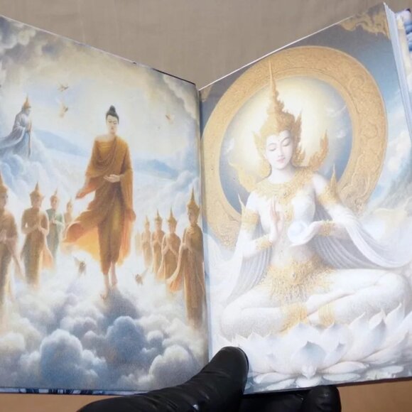 THE MOUNTAIN PATH-Poetic Teachings of the Buddha-Handmade-Color-Mauka Way-Hawaii - Picture 4 of 13